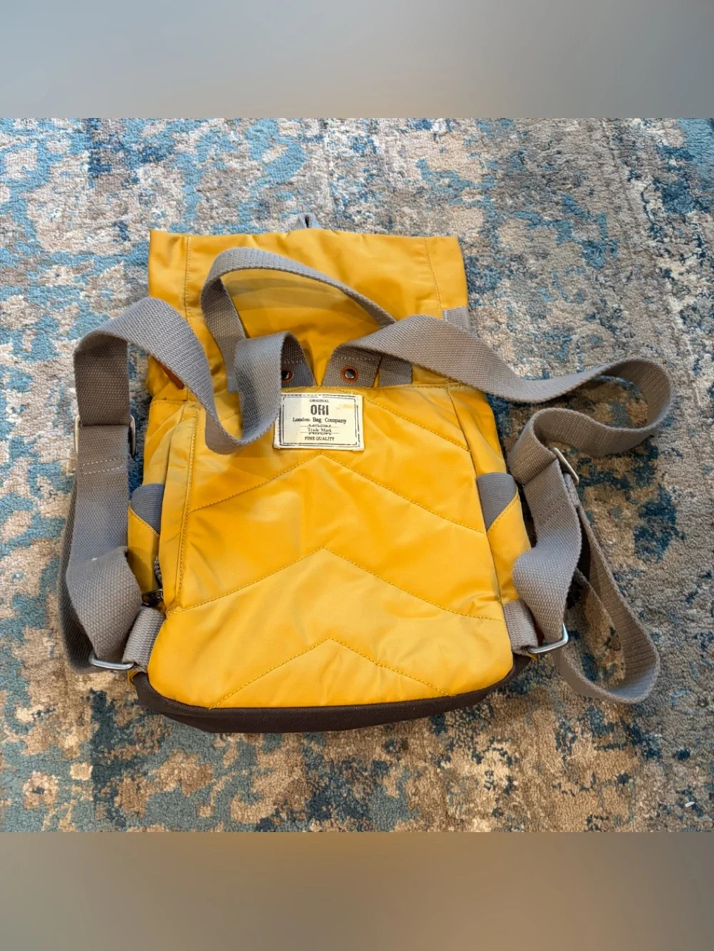 ORI Travel Backpack Small Water Resistant Nylon Rolltop, Laptop, Backpack